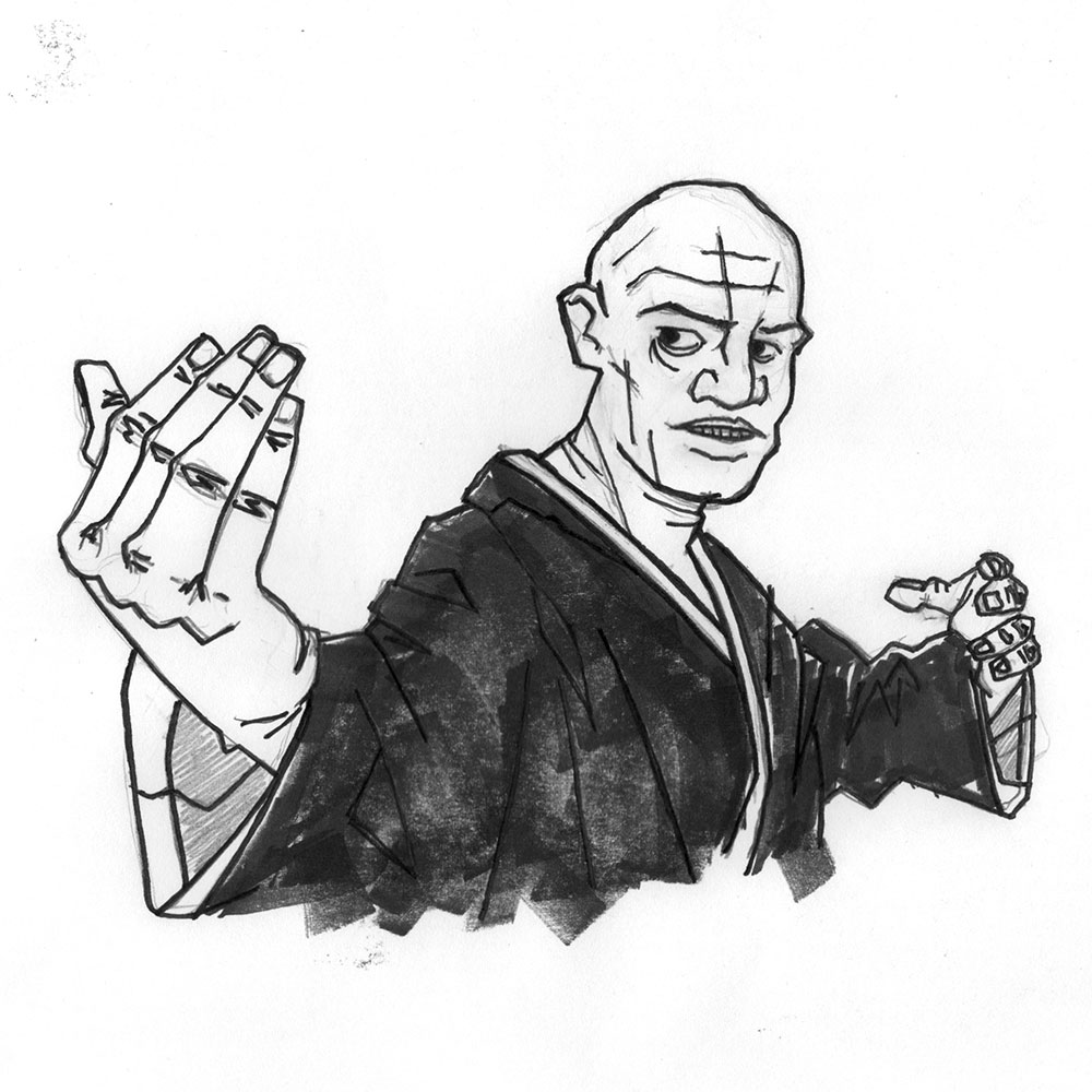 Morpheus from The Matrix illustration