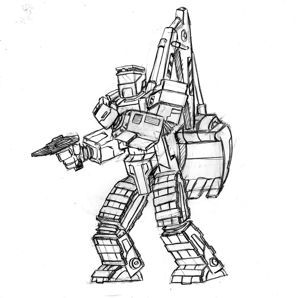 Scavenger the Transformer illustration